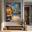 Textured Wintry Radiance | Christmas Eve