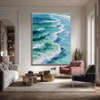 Textured Surf Opulence | Turquoise Crest