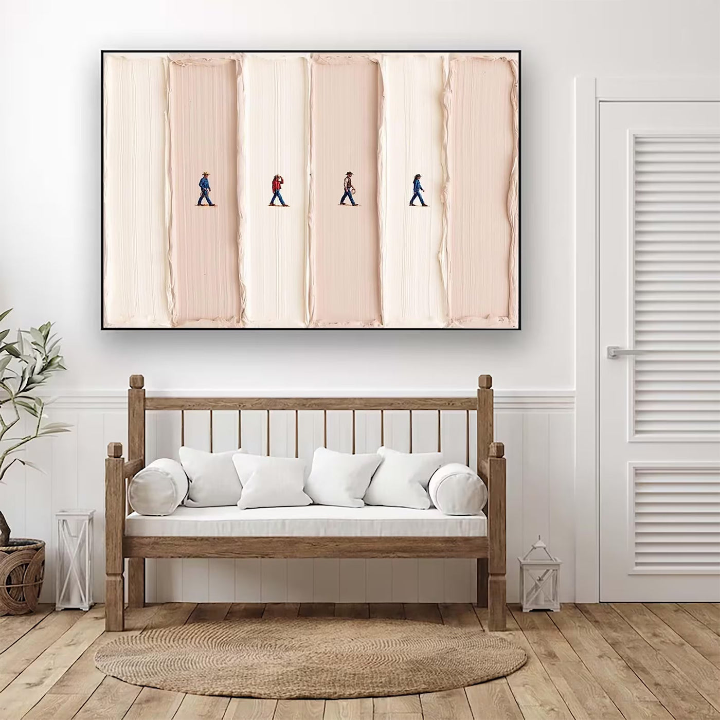Textured Pastel Walk | Gentle Tones