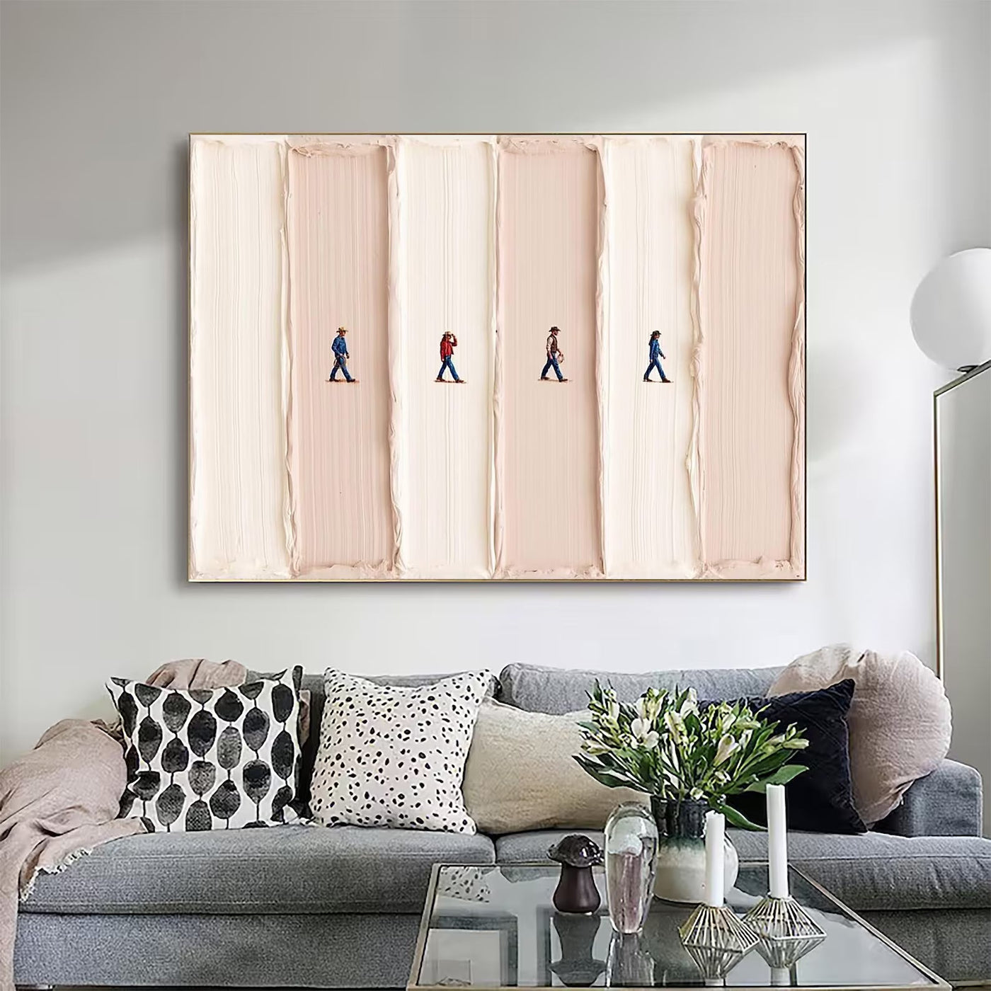 Textured Pastel Walk | Gentle Tones