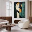 Textured Geometric Profile | Gilded Hues