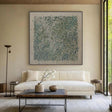 Abstract Teal Texture Art | Modern Refinement