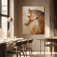 Textured Equine Opulence | Chestnut Steed