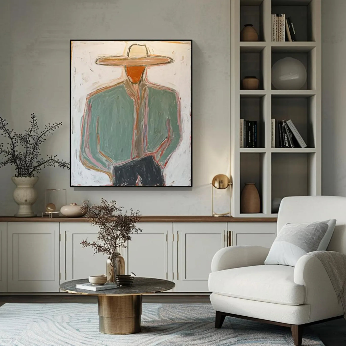 Textured Figural Leisure | Wide Brim