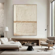 Textured Neutral Rhythm | Cream Beige