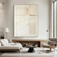 Textured Minimalist Grace | Cream Lines