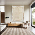 Textured Ivory Serenity | Linen Relief