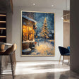 Textured Wintry Radiance | Christmas Eve