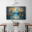 Textured Woodland Glow | Golden Foliage