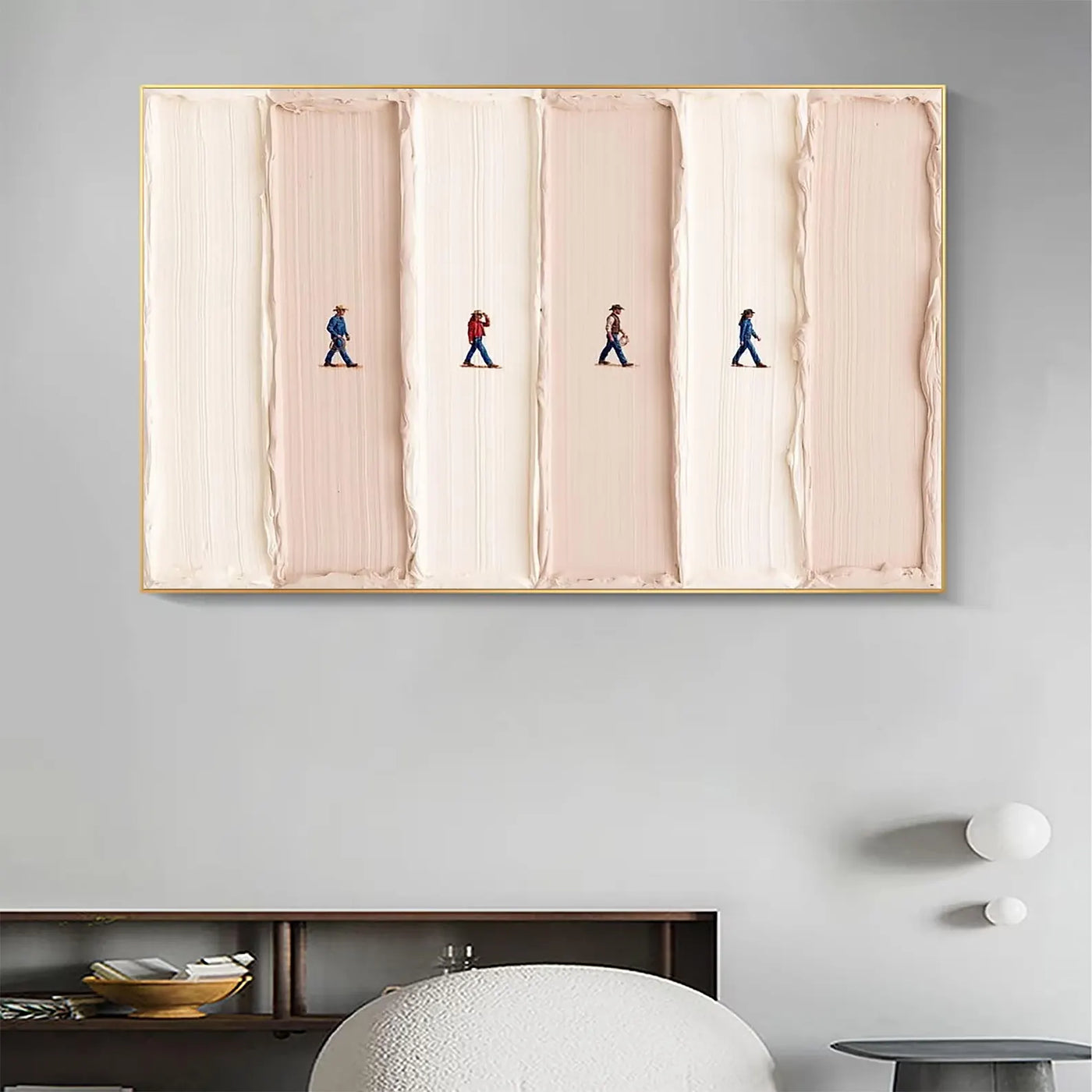 Textured Pastel Walk | Gentle Tones