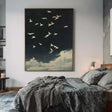 Textured Avian Nocturne | Ebony Skies
