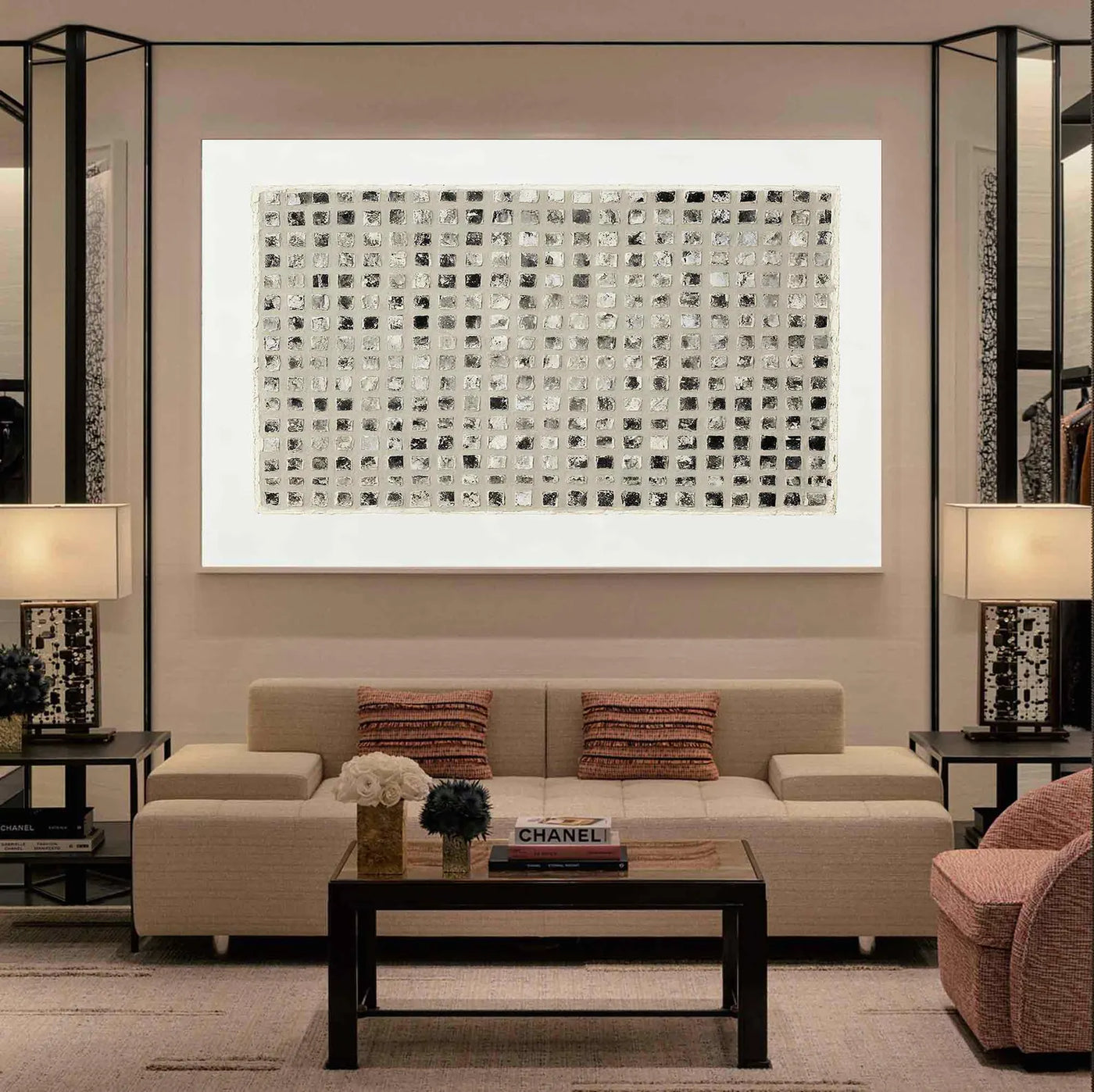 Textured Tessellated Opulence | Grisaille Quadrate