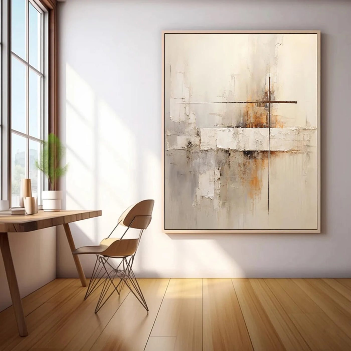 Textured Chromatic Stillness | Umber Veil