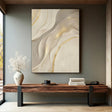 Textured Flowing Elegance | Gold Accents