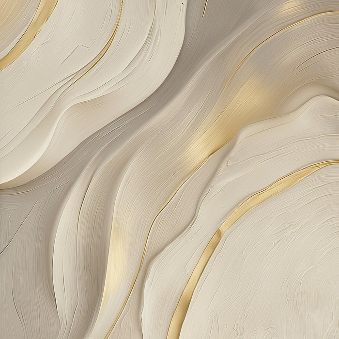 Textured Flowing Elegance | Gold Accents