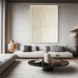 Textured Geometric Serenity | Neutral Tones