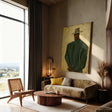Textured Figure Sophistication | Green Attire