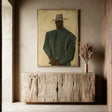 Textured Figure Sophistication | Green Attire