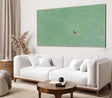Minimalist Aquatic Serenity | Green Swim