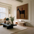 Warm Equestrian Portrait | Black Steed