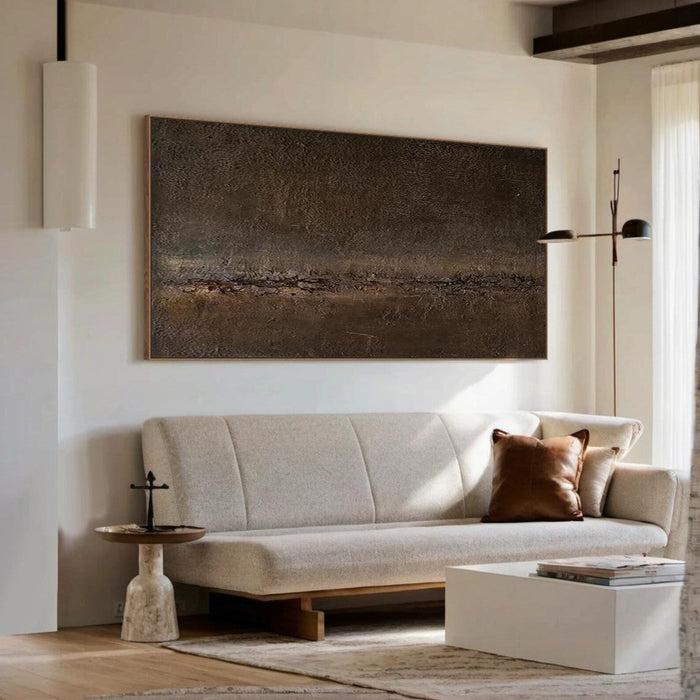 Textured Earthy Depth | Brown Rhythm
