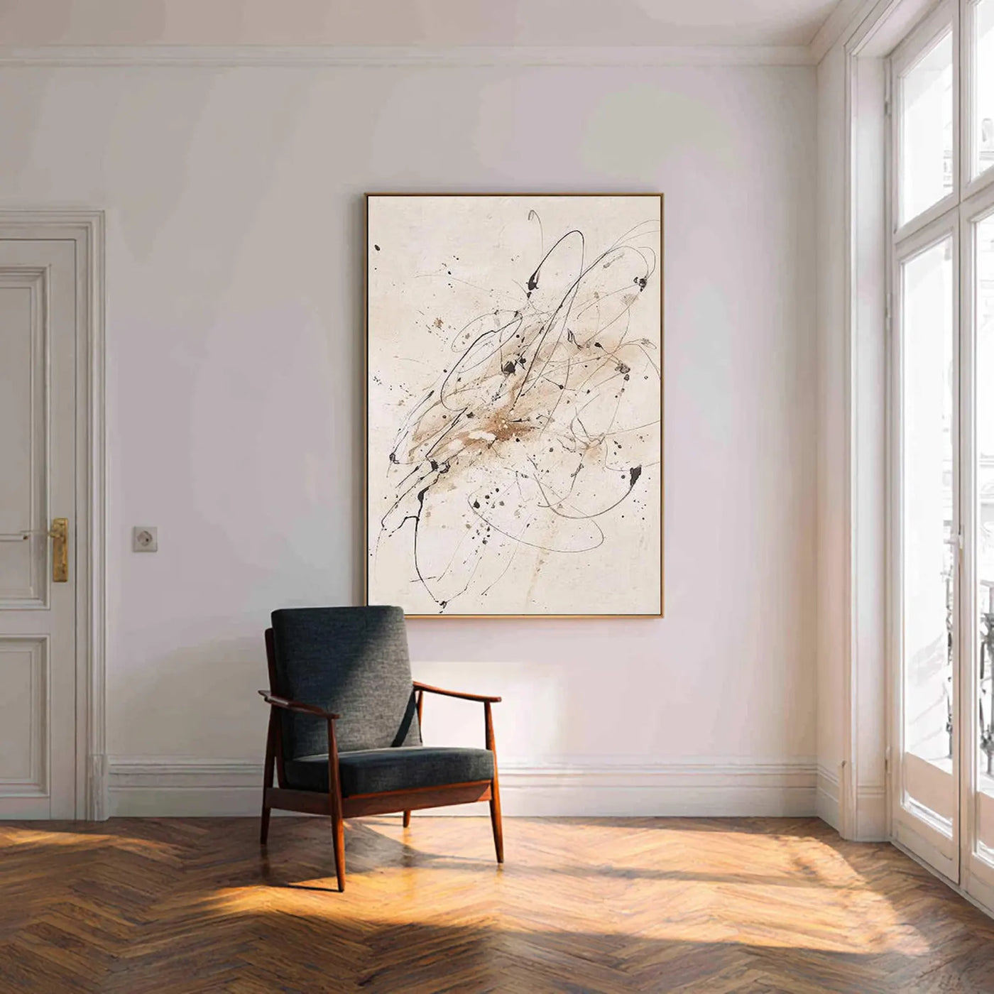 Abstract Ink Splash Art | Subtle Sophistication