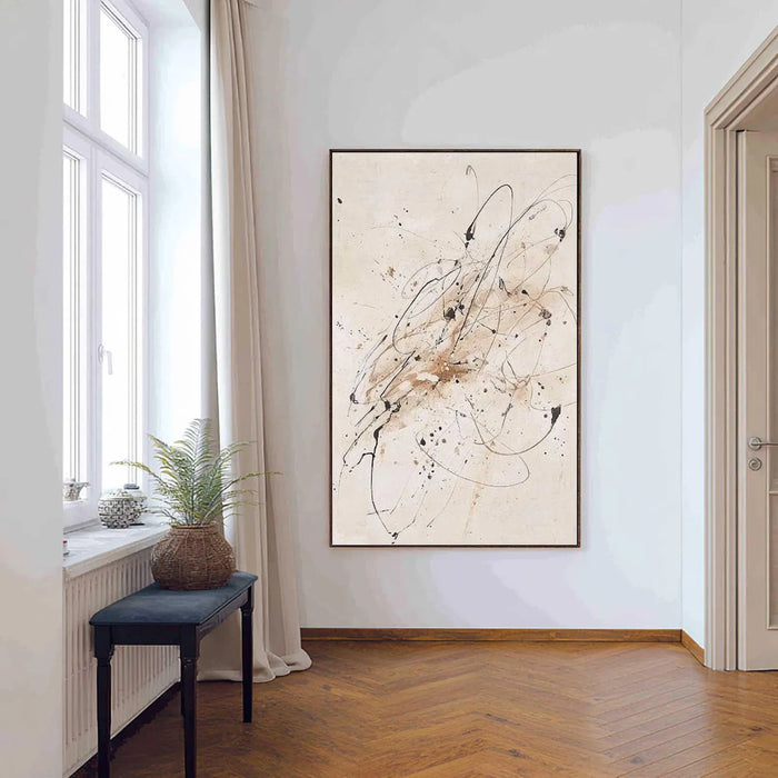 Abstract Ink Splash Art | Subtle Sophistication