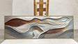 Textured Wave Harmony | Beige Brown