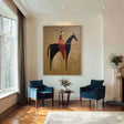 Textured Equine Solitude | Russet Rider