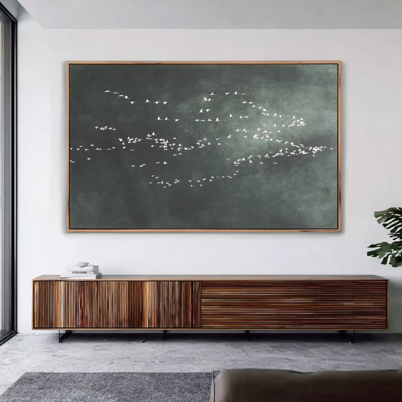Textured Avian Horizon | Dark Tones