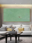 Minimalist Aquatic Serenity | Green Swim