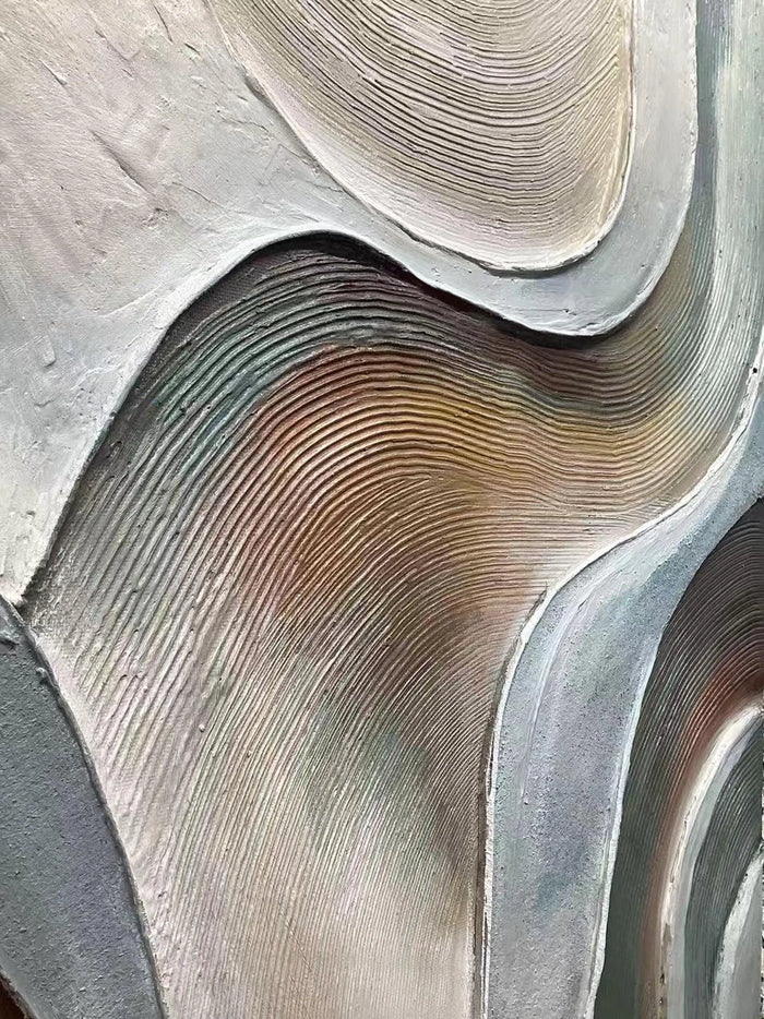 Textured Wave Nuance | Grey Brown