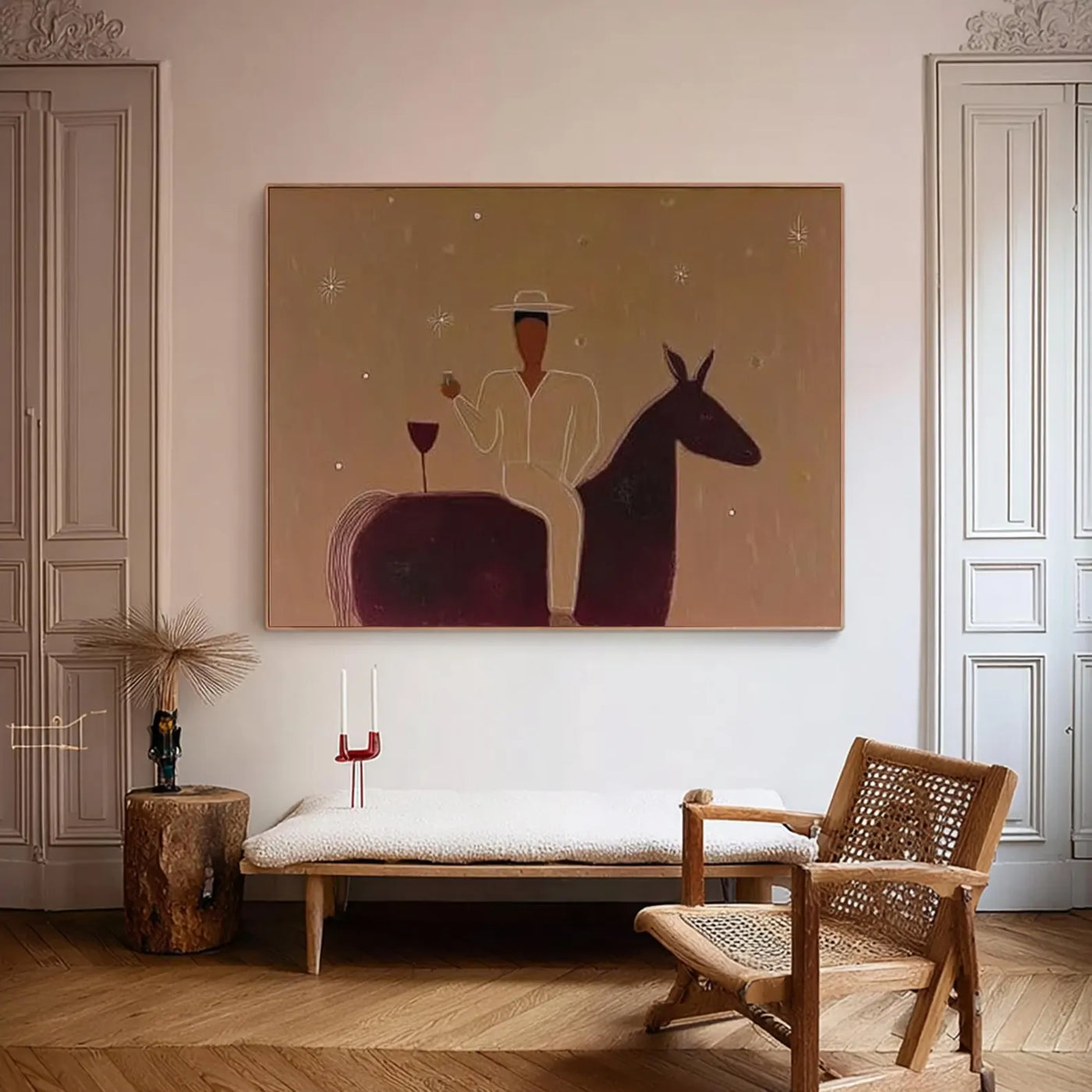 Textured Equestrian Leisure | Amber Glow