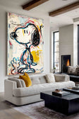 Textured Whimsical Graffiti | Snoopy Pal