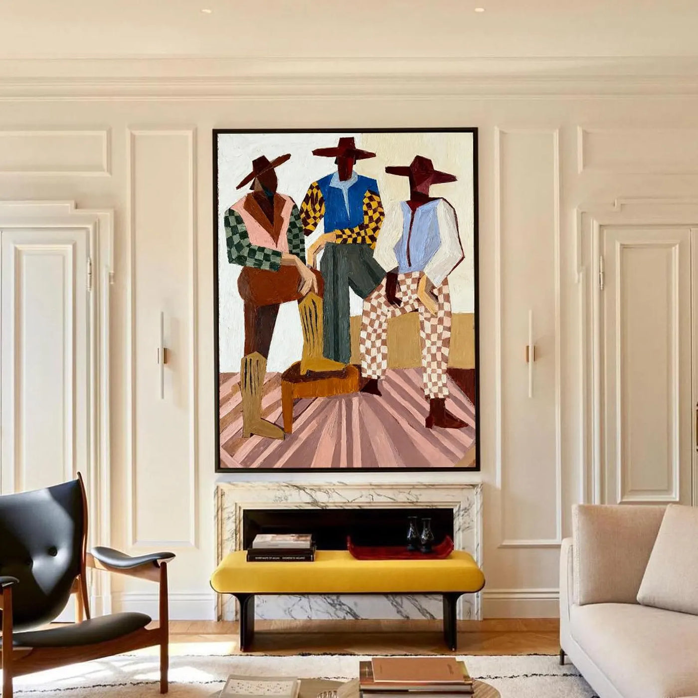 Textured Western Opulence | Cowboy Trio