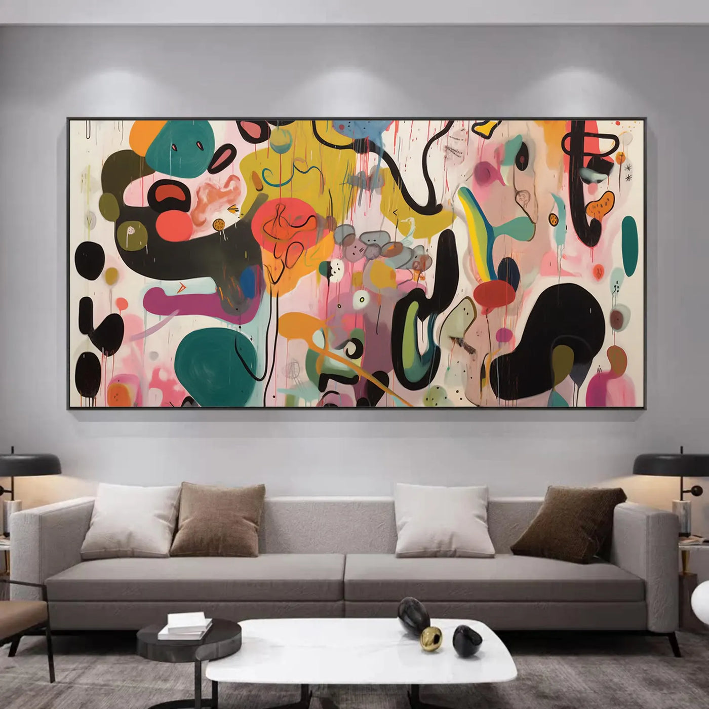 Textured Abstract Fluidity | Vivid Shapes