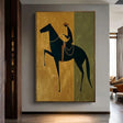 Textured Equine Panache | Gilded Steed