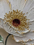 Textured Floral Splendor | Gold Edged
