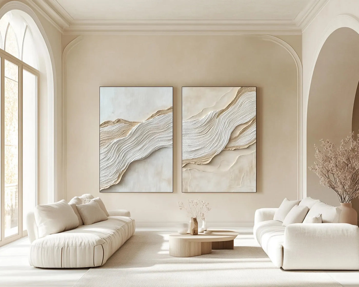 Sculpted Sand Dunes | Neutral Tones