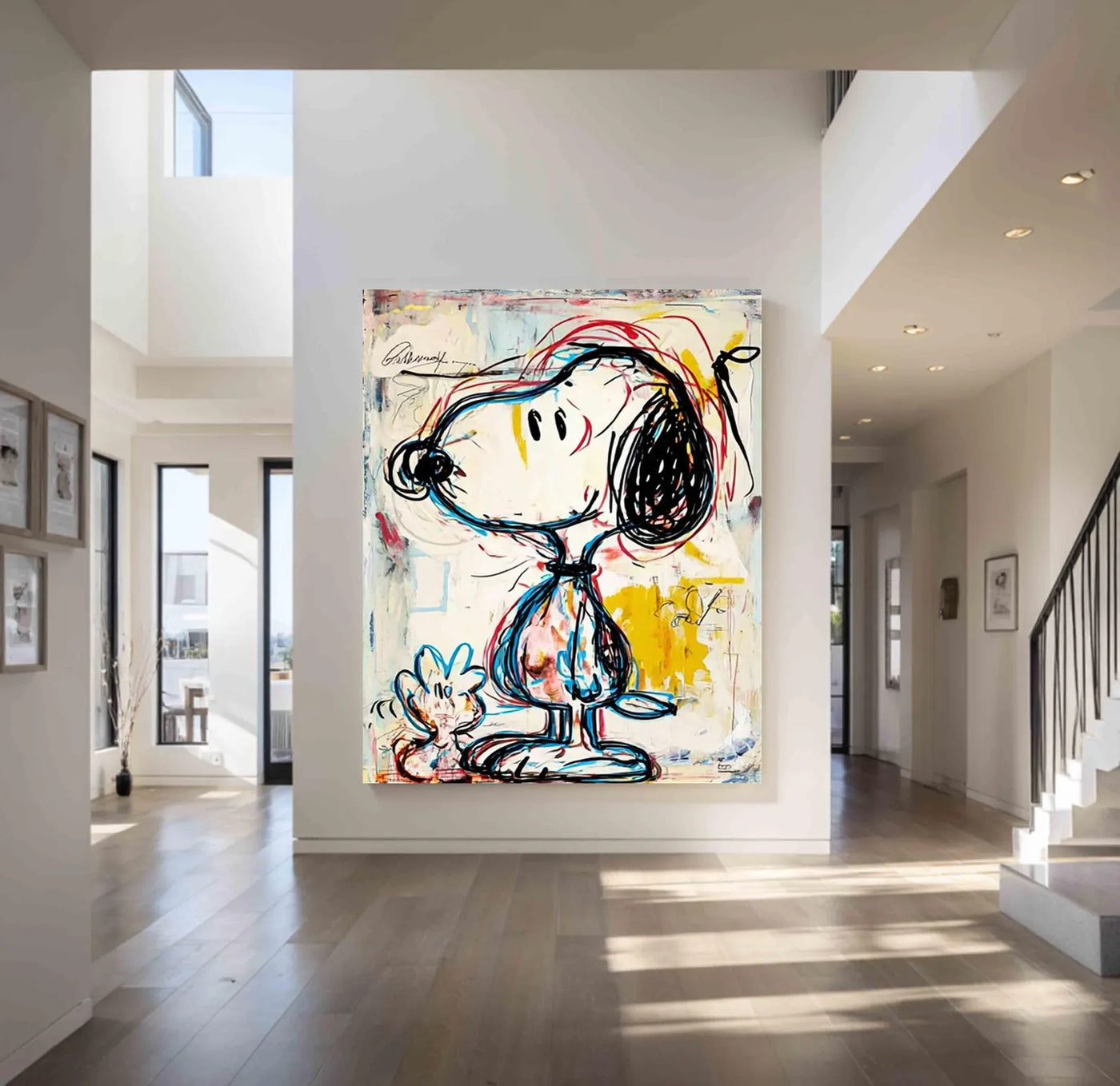 Textured Whimsical Graffiti | Snoopy Pal