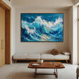 Textured Wave Opulence | Golden Crest