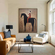 Textured Equestrian Elegance | Umber Steed