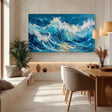 Textured Wave Opulence | Golden Crest
