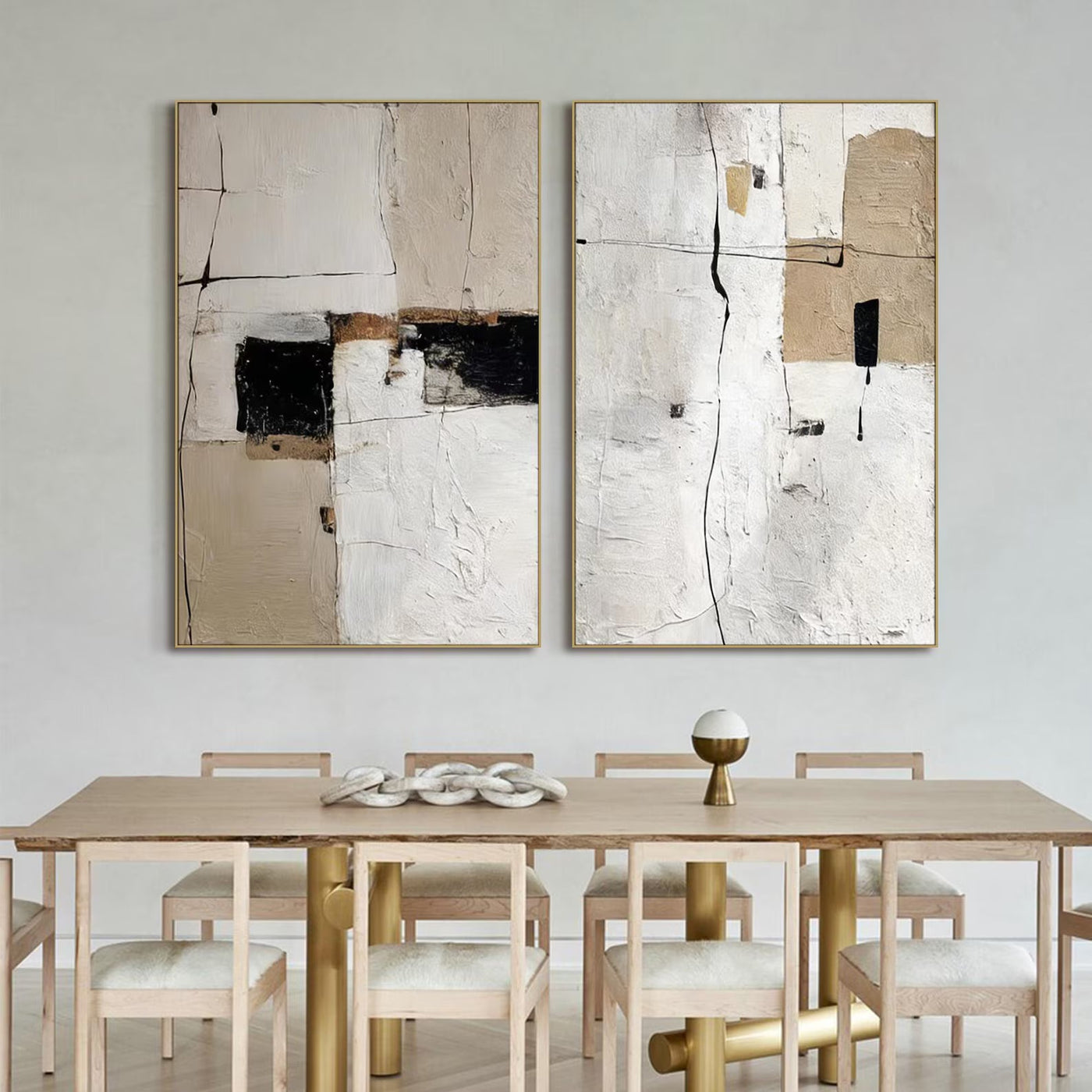 Minimalist Abstract Geometry | Neutral Palette