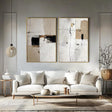 Minimalist Abstract Geometry | Neutral Palette