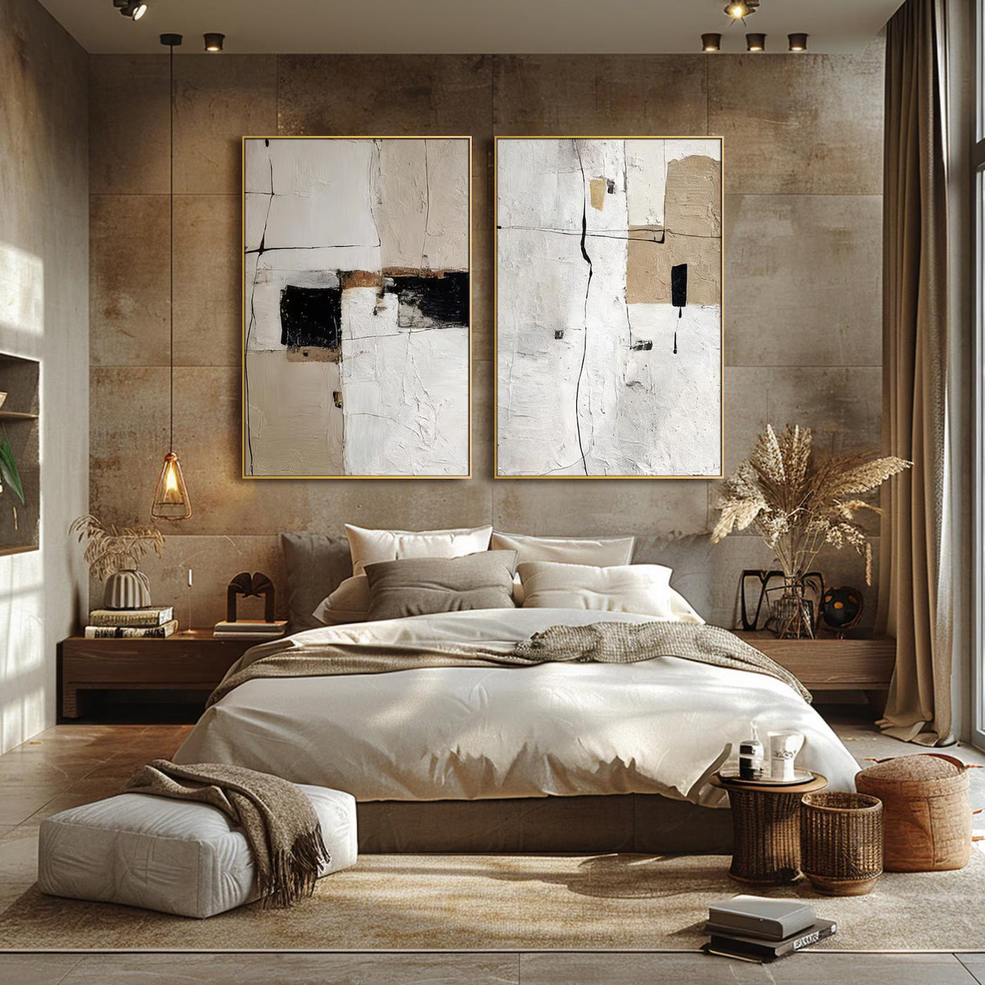Minimalist Abstract Geometry | Neutral Palette