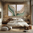 Organic Textured Waves | Sage Green