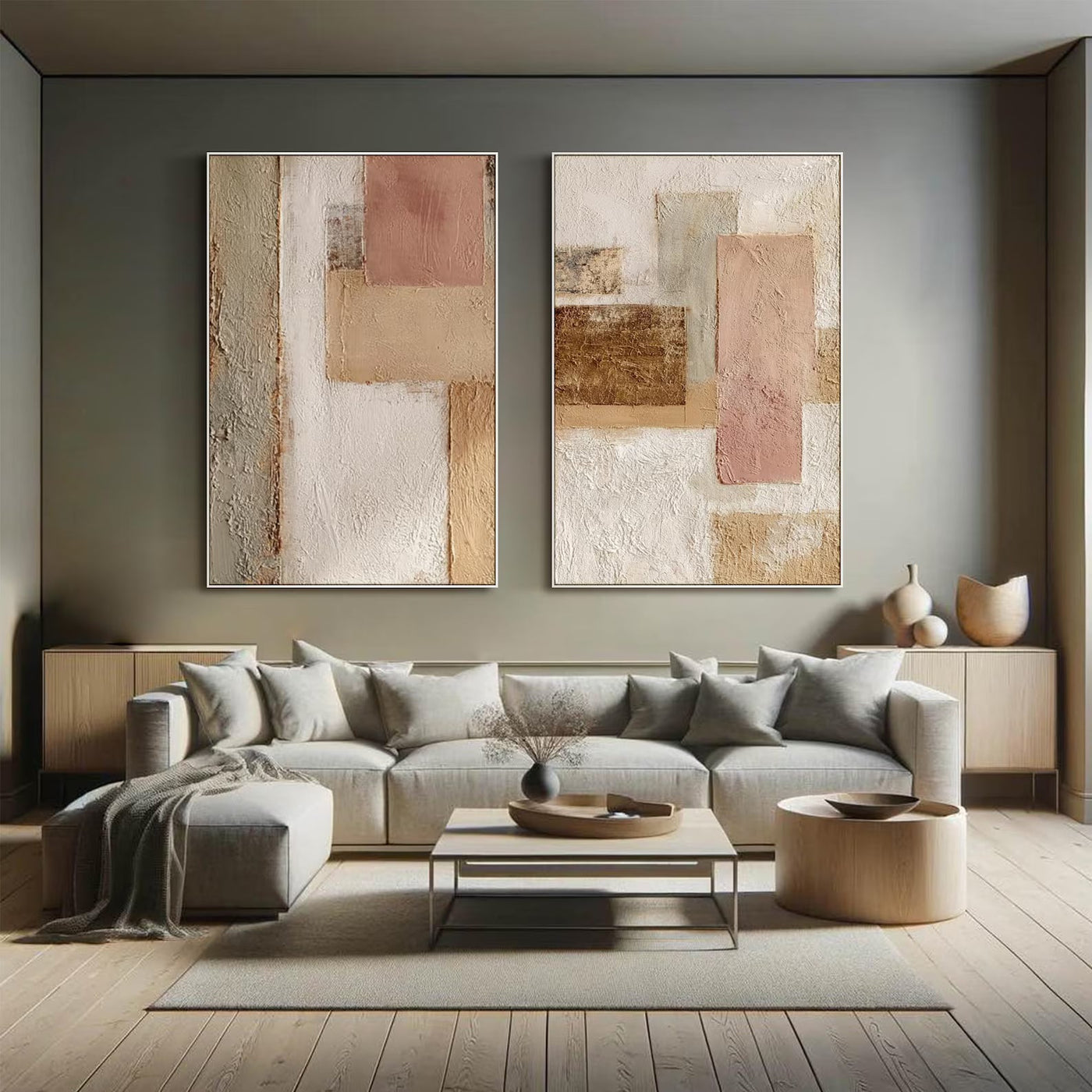 Warme geometrische Harmonie | Rouge Gold