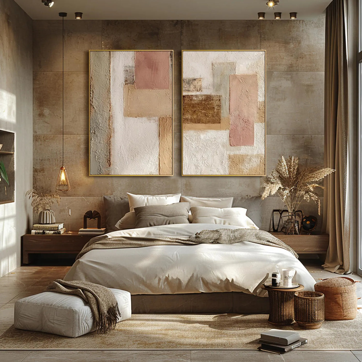 Warme geometrische Harmonie | Rouge Gold