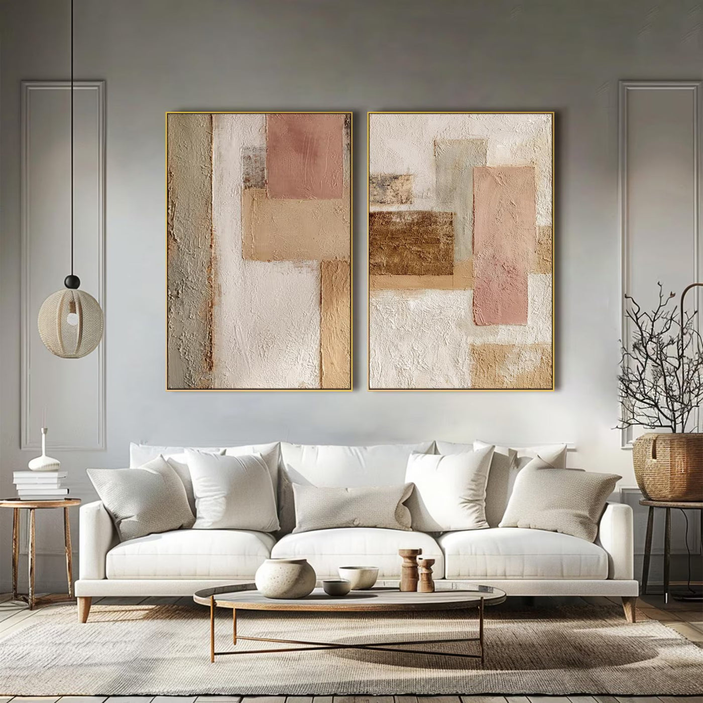 Warme geometrische Harmonie | Rouge Gold